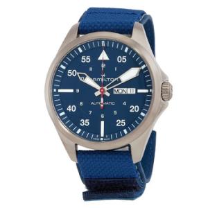Khaki Aviation Automatic Blue Dial Watch H64655941