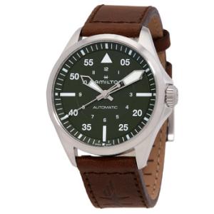 Khaki Aviation Pilot Automatic Green Dial Watch H76305560