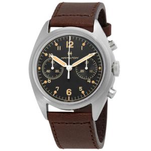 Khaki Aviation Pioneer Chronograph Hand Wind Black Dial Watch H76409530