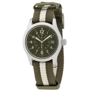 Khaki Field Quartz Green Dial Watch H68201063