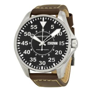 Khaki Pilot Automatic Black Dial Watch H64715535
