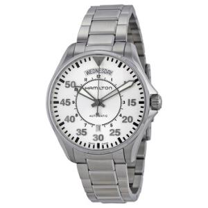 Khaki Pilot Automatic Silver Dial Watch H64615155