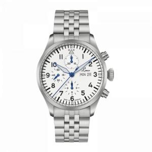 Kiel 2 Weiss Chronograph Automatic White Dial Watch 862153.MB