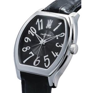 LUC 18k White Gold Black Watch