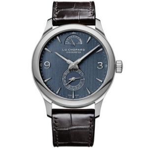 L.U.C Quattro Hand Wind Chronometer Blue Dial Watch 161926