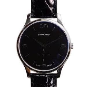 L.U.C XPS Automatic Black Dial 18 kt White Gold Watch