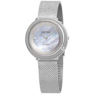 L Ambiluna White Mother of Pearl Dial Watch EM064058D
