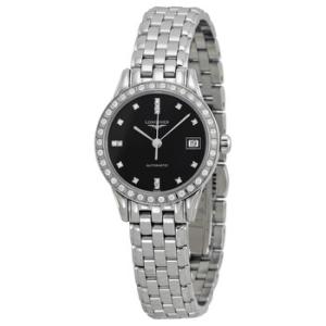 La Grande Classique Automatic Diamond Black Dial Stainless Steel Watch L42740576