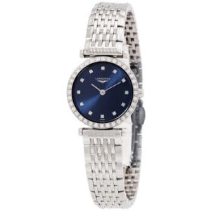 La Grande Classique Quartz Diamond Blue Dial Watch L4.341.0.97.6
