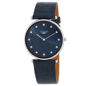 La Grande Classique Quartz Diamond Blue Dial Watch L4.709.4.97.2