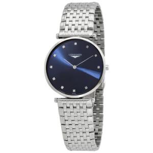 La Grande Classique Quartz Diamond Blue Dial Watch L4.755.4.97.6