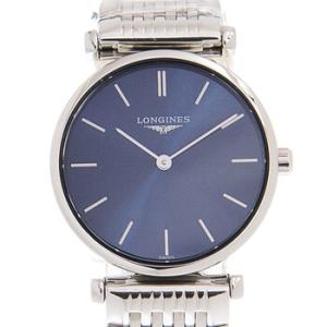 La Grande Quartz Blue Dial Watch L4.209.4.95.6