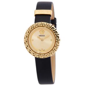 La Greca Quartz Gold Dial Watch VE8C00224