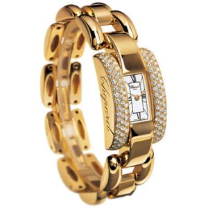 La Strada Diamond 18k Yellow Gold Watch