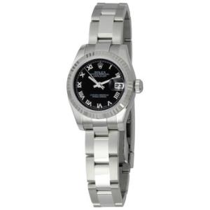 Lady Datejust 26 Black Dial Stainless steel Oyster Bracelet Automatic Watch 179174BKRO