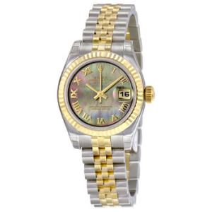 Lady Datejust 26 Dark Mother of Pearl Dial Stainless Steel and 18K Yellow Gold Jubilee Bracelet Automatic Watch 179173BKMRJ