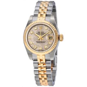 Lady Datejust 26 Meteorite Dial Stainless Steel and 18K Yellow Gold Jubilee Bracelet Automatic Watch 179173MTDJ