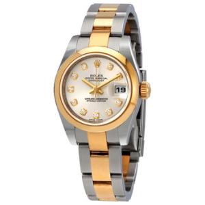 Lady Datejust 26 Silver Dial Stainless Steel and 18K Yellow Gold Oyster Bracelet Automatic Watch 179163SDO