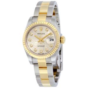 Lady Datejust 26 Silver Dial Stainless Steel and 18K Yellow Gold Oyster Bracelet Automatic Watch 179173SJDO