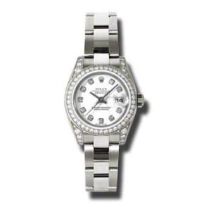 Lady Datejust 26 White Dial 18K White Gold Oyster Bracelet Automatic Watch 179159WDO
