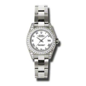 Lady Datejust 26 White Dial 18K White Gold Oyster Bracelet Automatic Watch 179159WRO