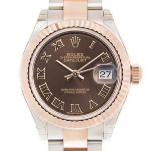 Lady Datejust 28 Automatic Brown Dial Watch 279171 BRRO