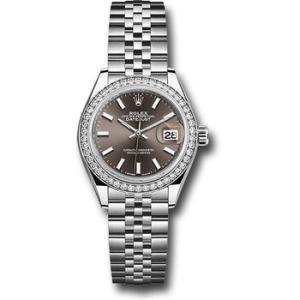 Lady Datejust Automatic Grey Dial Jubilee Watch 279384GYSJ