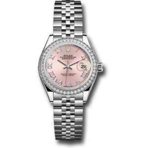 Lady Datejust Automatic Pink Dial Jubilee Watch 279384PRJ