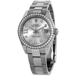 Lady Datejust Automatic Silver Roman Diamond Dial Oyster Watch 279384SRDO