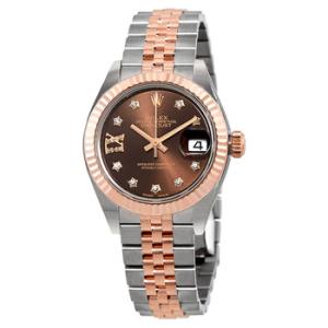 Lady Datejust Chocolate Diamond Dial Automatic Watch 279171CHDRJ