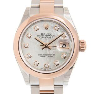Lady Datejust Mother of Pearl Diamond Oyster Watch 279161MDO