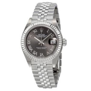 Lady Datejust Rhodium Dial Steel and 18K White Gold Watch 279174RRJ