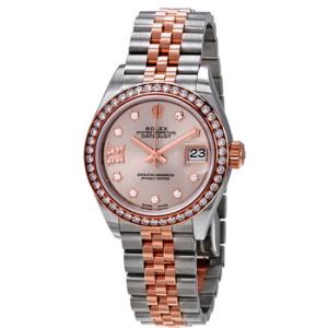 Lady Datejust Sundust Diamond Dial Steel and 18ct Jubile Watch 279381SNRDJ