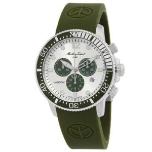 Lagoon Chronograph Silvertone Dial Watch H123CHLGV