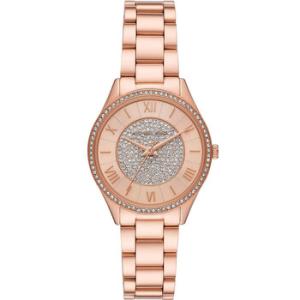 Lauryn Quartz Rose Gold Dial Watch MK4736