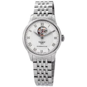 Le Locle Automatic Open Heart Silver Dial Watch T0064071103302