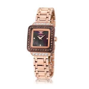 Le Vian Time Quartz Black Dial Watch LV1375DF