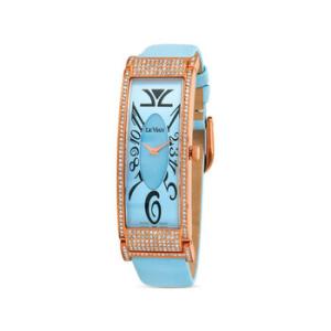 Le Vian Time Quartz Diamond Blue Dial Watch LV9425DA