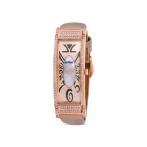 Le Vian Time Quartz Diamond Pink Dial Watch LV9425DB