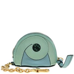 Leather Poppy Coin Case n Pale Opal