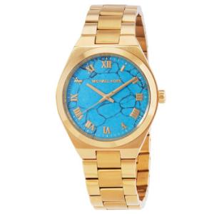 Lennox Quartz Blue Dial Watch MK7460
