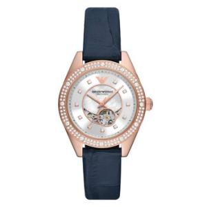 Leo Automatic Crystal Silver Dial Watch AR60071