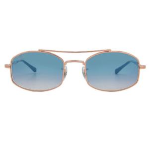 Light Blue Gradient Oval Sunglasses RB3719 92623F