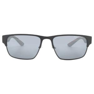 Light Grey Mirror Black Rectangular Sunglasses AX2046S 60006G