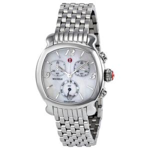 Lilou Chronograph Mother of Pearl Dial Stainless Steel Watch MWW22A000006