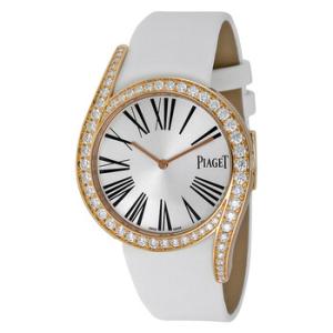 Limelight Gala 18Kt Rose Gold Diamond Silver Dial Watch GOA39167