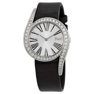 Limelight Gala Silver Diamond Dial Satin Watch GOA38160