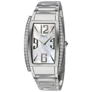 Limelight White Mother of Pearl Dial White Gold Watch G0A32095