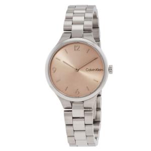 Linked Quartz Pink Dial Watch
