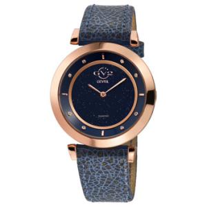 Lombardy Quartz Diamond Blue Dial Watch